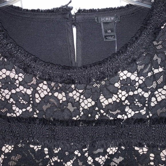 J. Crew Fringey Top In Tweed And Lace- NWT - Picture 9 of 16